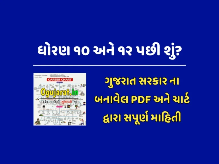 Career Guidance Gujarat: What to do after class 10 and 12, ધોરણ 10 અને 12 પછી શું કરવું?, કારકિર્દી માર્ગદર્શન