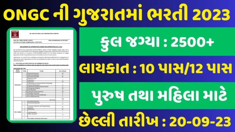 10th 12th Pass ONGC Recruitment 2023