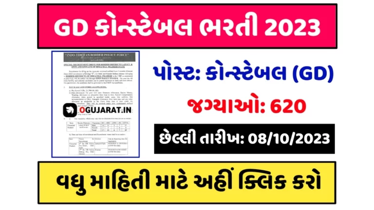 ITBP Recruitment 2023 Notification for 620 Constable GD Posts | Online Form
