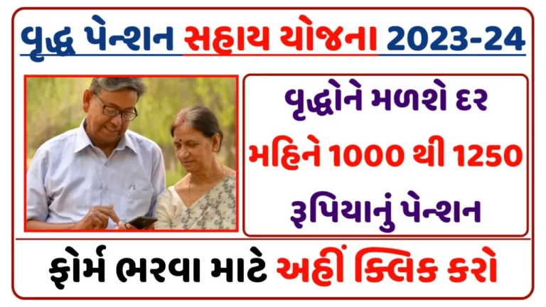 Vridha Pension Yojna 2023-24: વૃદ્ધ પેન્શન યોજના