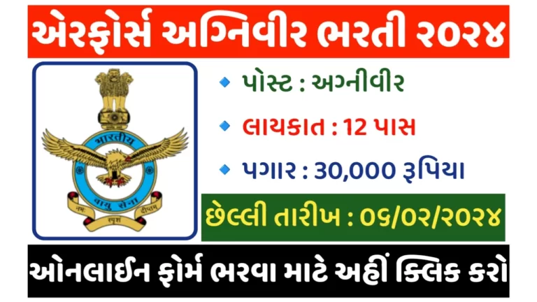 IAF Agniveer Recruitment 2024, Vacancy, Apply Online