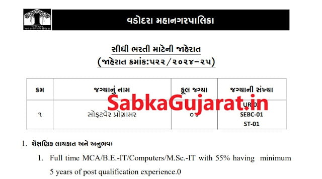 VMC Recruitment 2024
