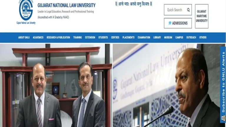 GNLU Recruitment 2024 for Teaching and Research Associate (Law) Posts